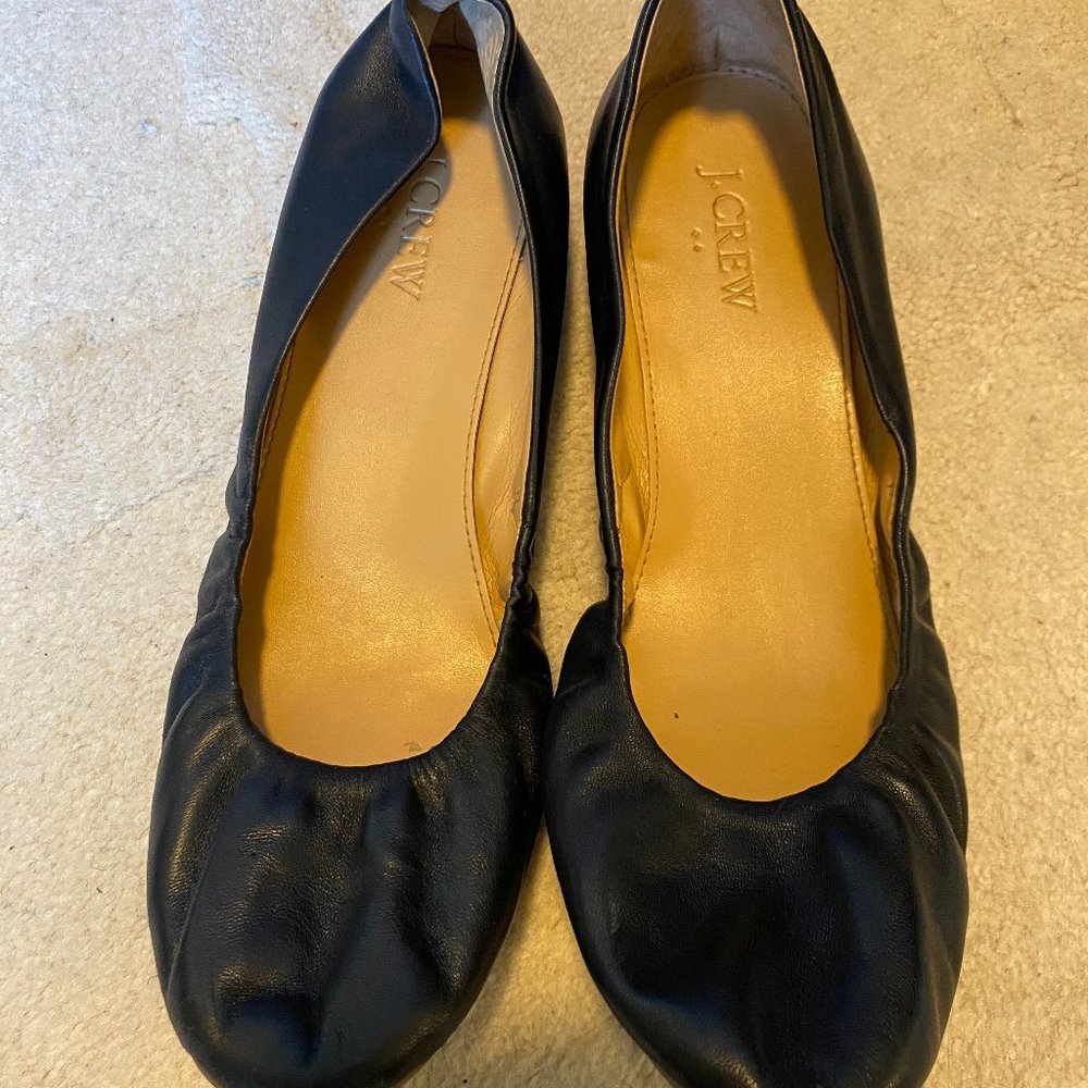 J. Crew Black Ballet Flats